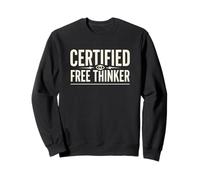 Citation certifiée Libre penseur rationnel sceptique Libre Sweatshirt