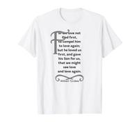 Citation chrétienne de William Tyndale sur l'Évangile du Christ T-Shirt Graphique avec Valeur, Homme, Blanc, XL