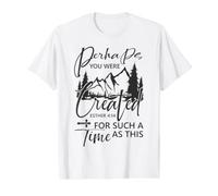 Citation chrétienne : Dieu Religieux créé pour Un Temps comme celui-ci T-Shirt Graphique avec Valeur
