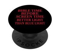 Citation chrétienne du Temps de la Bible Avant l'heure de l'écran PopSockets PopGrip Adhésif