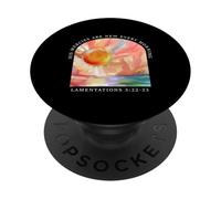 Citation chrétienne « His Mercies are New Every Morning » PopSockets PopGrip Adhésif