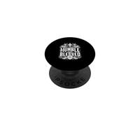Citation chrétienne inspirante Humble et bénie PopSockets PopGrip Adhésif