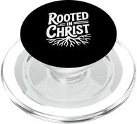 Citation chrétienne inspirante Rooted in Christ Faith PopSockets PopGrip pour MagSafe