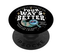 Citation chrétienne Jehovah Jireh Seigneur Ton Chemin PopSockets PopGrip Adhésif