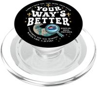Citation chrétienne Jehovah Jireh Seigneur Ton Chemin PopSockets PopGrip pour MagSafe