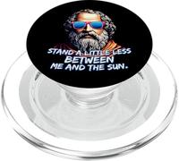 Citation Cool de Diogène - Blague de Philosophe drôle - Meme d'histoire PopSockets PopGrip pour MagSafe