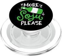 Citation coréenne Amusante sur Le Soju à Boire dans Un Bar coréen, fête et Vie Nocturne PopSockets PopGrip pour MagSafe