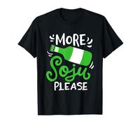 Citation coréenne amusante sur le soju à boire dans un bar coréen, fête et vie nocturne T-Shirt