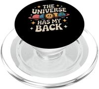 Citation Cosmique The Universe Has My Back PopSockets PopGrip pour MagSafe