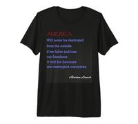 Citation d'Abraham Lincoln T-Shirt Haut de Gamme