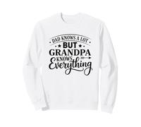 Citation Dad Knows A Lot But Grandpa Everything Sweatshirt