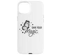 Citation d'affirmation Own Your Magic Butterfly Coque pour iPhone 15 Plus