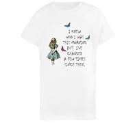 Citation D'alice Au Pays des Merveilles T-Shirt Enfant Basic Coton Blanc Basic Cotton White Children's T-Shirt