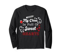 Citation d'appréciation de l'enseignant « My Class is Full of Sweet Hearts » Manche Longue