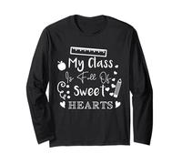 Citation d'appréciation de l'enseignant « My Class is Full of Sweet Hearts » Manche Longue