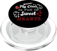 Citation d'appréciation de l'enseignant « My Class is Full of Sweet Hearts » PopSockets PopGrip pour MagSafe
