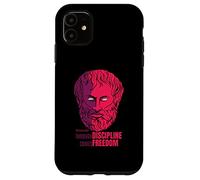 Citation d'Aristote Through Discipline Comes Freedom Philosopher Coque pour iPhone 11