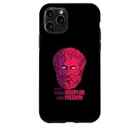 Citation d'Aristote Through Discipline Comes Freedom Philosopher Coque pour iPhone 11 Pro