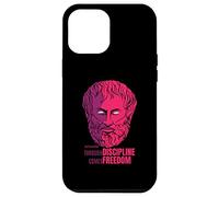 Citation d'Aristote Through Discipline Comes Freedom Philosopher Coque pour iPhone 12 Pro Max