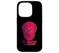 Citation d'Aristote Through Discipline Comes Freedom Philosopher Coque pour iPhone 14 Pro