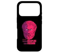 Citation d'Aristote Through Discipline Comes Freedom Philosopher Coque pour iPhone 17 Pro