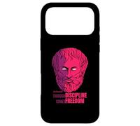 Citation d'Aristote Through Discipline Comes Freedom Philosopher Coque pour iPhone 17 Pro Max