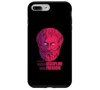 Citation d'Aristote Through Discipline Comes Freedom Philosopher Coque pour iPhone 7 Plus/8 Plus