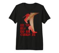 Citation d'artiste Keep Your Heels Head and Standards High Drag T-Shirt Haut de Gamme