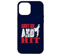 Citation d'arts Martiaux Shut Up and Hit Taekwondo Coque pour iPhone 12 Pro Max