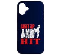 Citation d'arts Martiaux Shut Up and Hit Taekwondo Coque pour iPhone 16 Plus