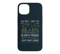 Citation de Bateau Love Many Trust Few Always Paddle Your Own Canoe Coque pour iPhone 13