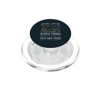 Citation de Bateau Love Many Trust Few Always Paddle Your Own Canoe PopSockets PopGrip pour MagSafe
