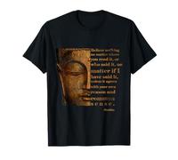 Citation de Bouddha. Paix Amour Bonheur. Le Bouddha. T-Shirt