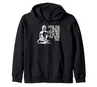 Citation de Bouddha Paix Zen Sagesse Bouddhiste Sagesse Signification Sweat à Capuche