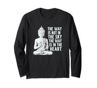 Citation de Bouddha : The Way is in The Heart Manche Longue