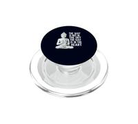 Citation de Bouddha : The Way is in The Heart PopSockets PopGrip pour MagSafe