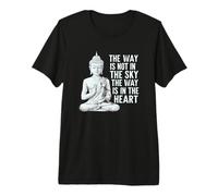 Citation de Bouddha : The Way is in The Heart T-Shirt Haut de Gamme