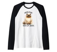 Citation de Chat de l'Himalaya Majestic Fluffy Judgmental Pet Manche Raglan