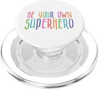 Citation de Couleurs Graphiques colorées Be Your Own Superhero Hero PopSockets PopGrip pour MagSafe