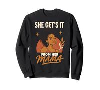 Citation de Famille She Gets It from Her Mama Mother Daughter Sweatshirt