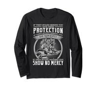 Citation de fidélité Viking Guerrier Norse Respect Bouclier Design Manche Longue