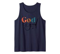 Citation de Foi avec Verset biblique chrétien « God is Good » Débardeur