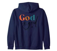 Citation de Foi avec Verset biblique chrétien « God is Good » Sweat à Capuche