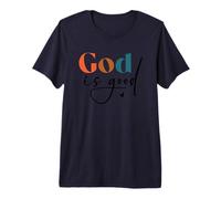 Citation de Foi avec Verset biblique chrétien « God is Good » T-Shirt Haut de Gamme