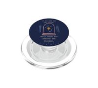Citation de Foi chrétienne Dieu Vision Process Prière PopSockets PopGrip pour MagSafe