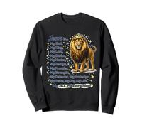 Citation de Foi chrétienne « Jesus is My King Lion » Sweatshirt