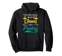 Citation de Foi chrétienne poète jésus et poésie Fille Sweat à Capuche