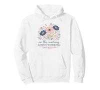 Citation de Foi Florale chrétienne « God is Working » Sweat à Capuche