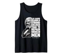 Citation de Frederick Douglass Build Strong Children Débardeur
