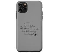 Citation de Gatsby Great « So We Beat on » - Typographie du Manuscrit Coque pour iPhone 11 Pro Max